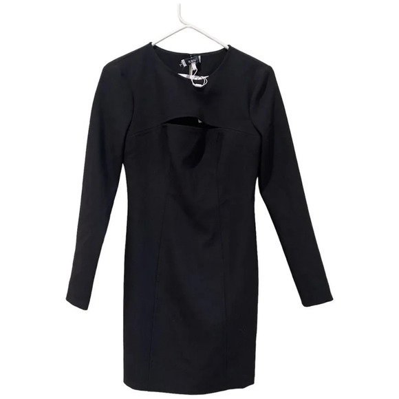 LIKELY x Revolve Keller Black Long Sleeve Cut Out Mini Dress - Picture 2 of 10